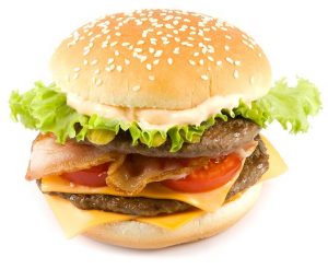 hamburger - niezdrowa dieta